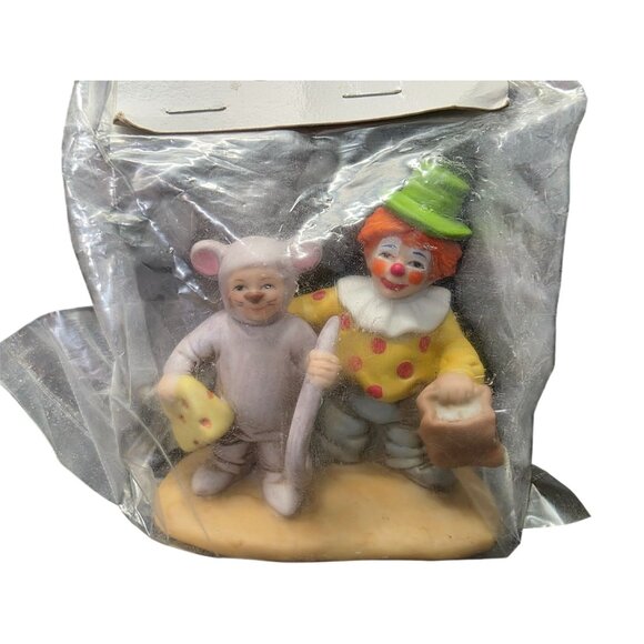 New Lefton Clown & Mouse Cermic Figurine - Picture 10 of 10